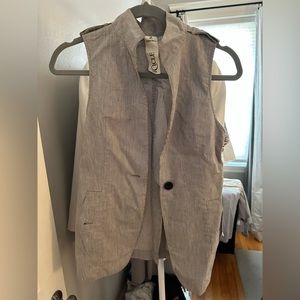 Stripped Vest w/pockets